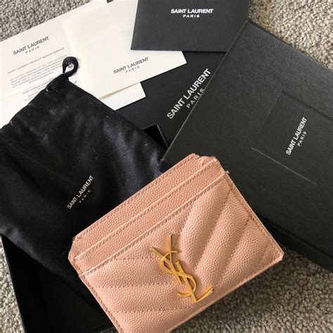 cartera ysl original precio|YSL card wallet.